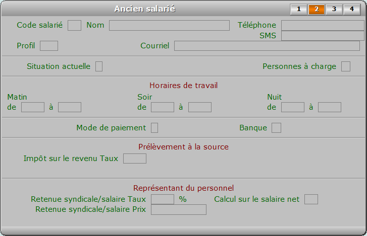 Fiche ancien salarié - page 2 - ICIM PAYE