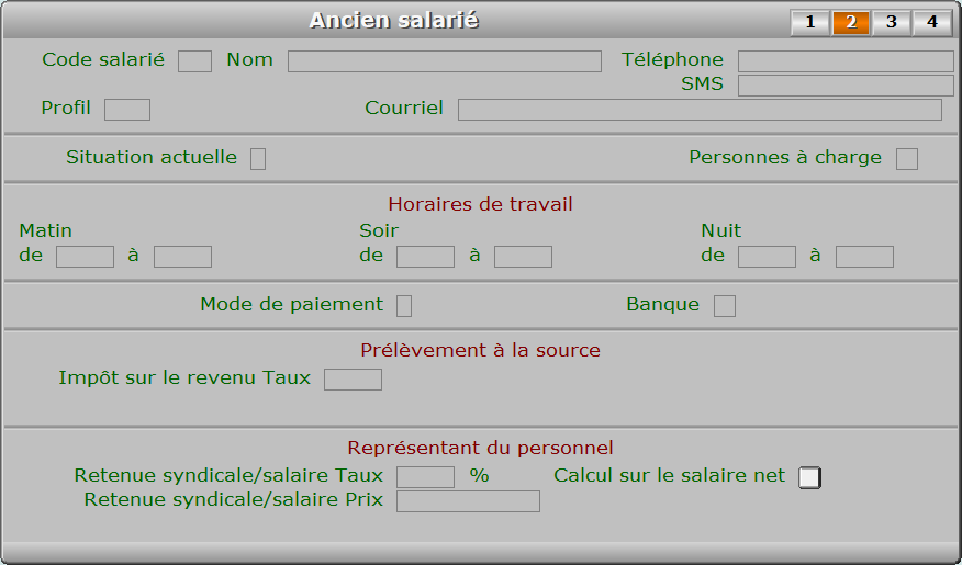 Fiche ancien salarié - page 2 - ICIM PAYE