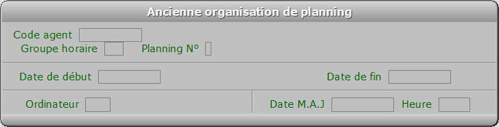 Fiche ancienne organisation de planning - ICIM RESSOURCES HUMAINES