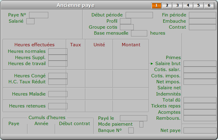 Fiche ancienne paye - page 1 - ICIM PAYE
