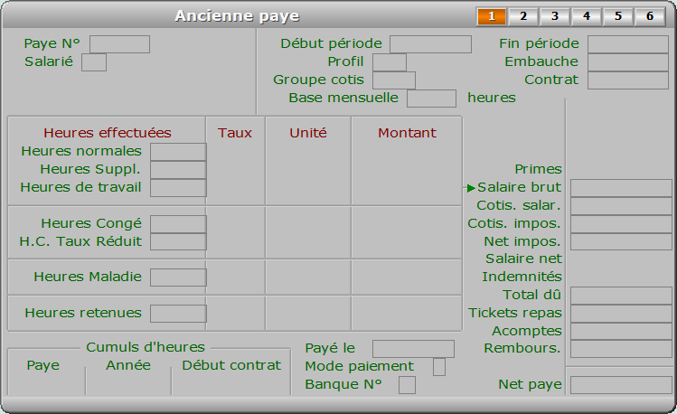 Fiche ancienne paye - page 1 - ICIM PAYE