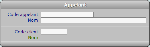 Fiche appelant - ICIM PROSPECTION