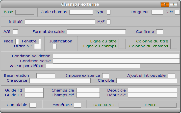Fiche champs externe - page 1 - ICIM OPTIMUM
