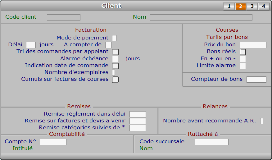 Fiche client - page 2 - ICIM COURSE