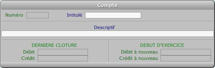 Fiche compte - ICIM COMPTABILITE