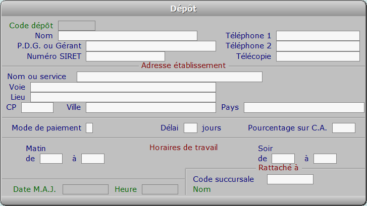 Fiche dépôt - ICIM MESSAGERIE