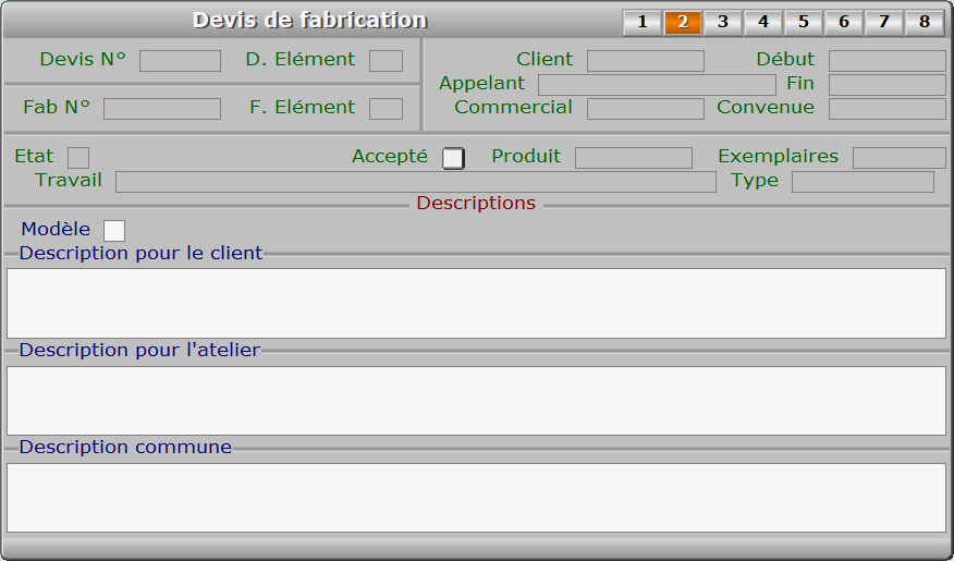 Fiche devis de fabrication - page 2 - ICIM IMPRIMERIE