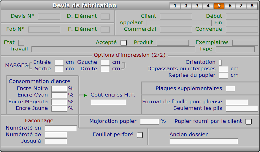 Fiche devis de fabrication - page 5 - ICIM IMPRIMERIE