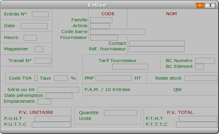 Fiche entrée - page 1 - ICIM STOCK