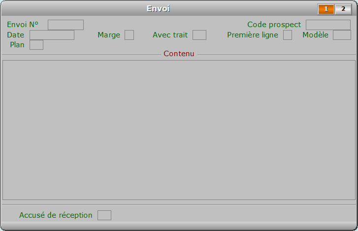 Fiche envoi - page 1 - ICIM PROSPECTION