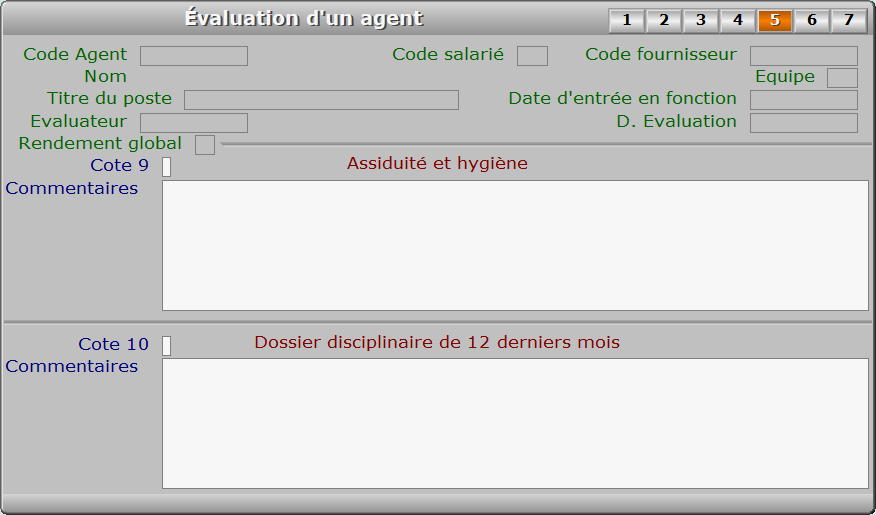 Fiche évaluation d'un agent - page 5 - ICIM RESSOURCES HUMAINES