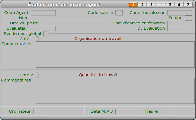 Fiche évaluation d'un ancien agent - page 1 - ICIM RESSOURCES HUMAINES