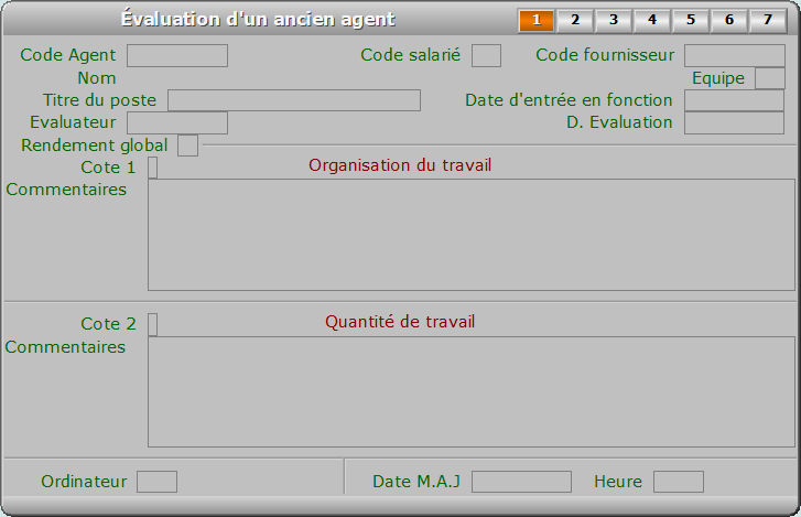 Fiche évaluation d'un ancien agent - page 1 - ICIM RESSOURCES HUMAINES