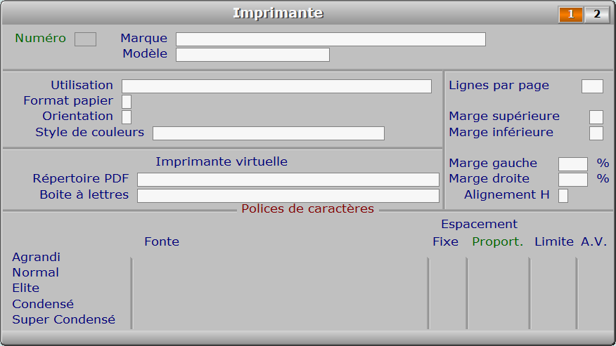 Fiche imprimante - page 1 - ICIM SYSTEME