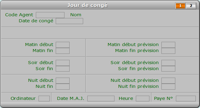 Fiche jour de congé - page 1 - ICIM RESSOURCES HUMAINES