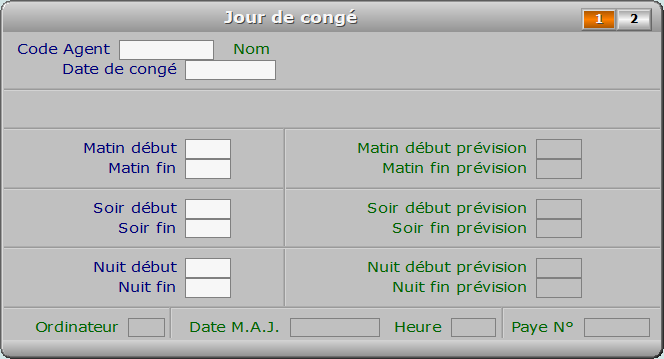 Fiche jour de congé - page 1 - ICIM RESSOURCES HUMAINES