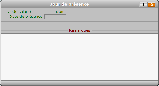 Fiche jour de présence - page 2 - ICIM PAYE