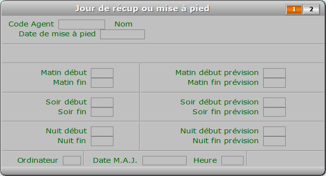Fiche jour de récup ou mise à pied - page 1 - ICIM RESSOURCES HUMAINES