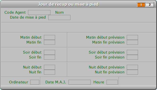 Fiche jour de récup ou mise à pied - page 1 - ICIM RESSOURCES HUMAINES