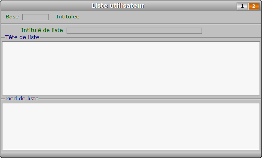 Fiche liste utilisateur - page 2 - ICIM OPTIMUM