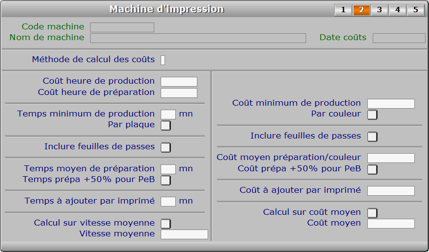 Fiche machine d'impression - page 2 - ICIM IMPRIMERIE