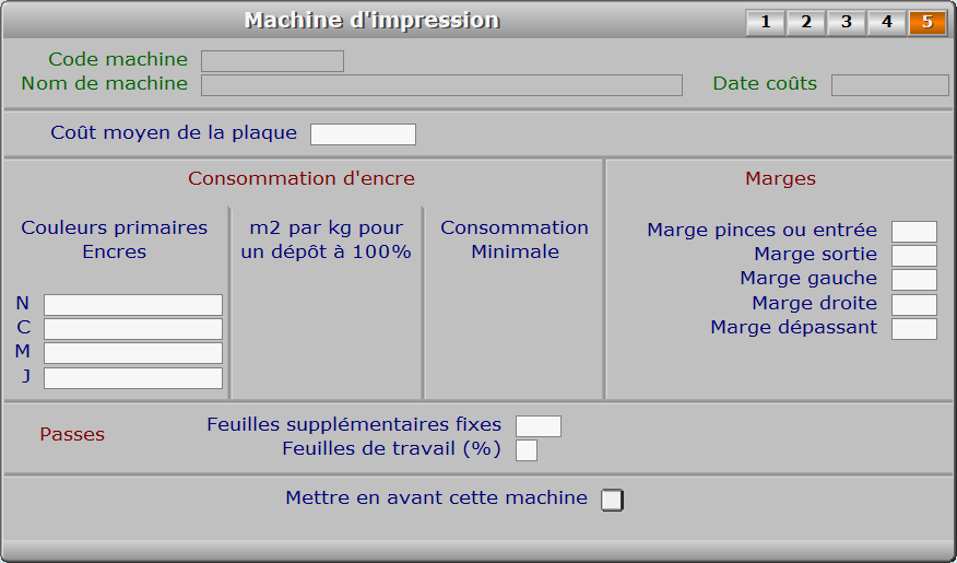 Fiche machine d'impression - page 5 - ICIM IMPRIMERIE