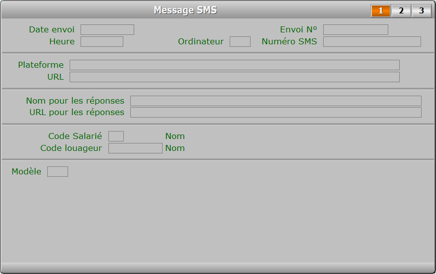 Fiche message SMS - page 1 - ICIM SYSTEME