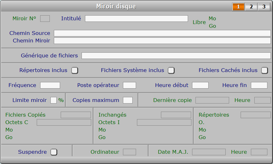 Fiche miroir disque - page 1 - ICIM SYSTEME