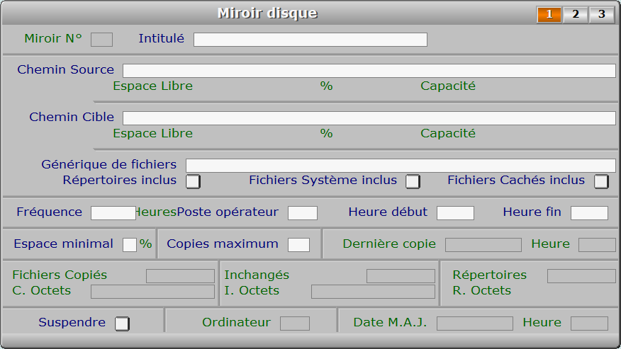 Fiche miroir disque - page 1 - ICIM SYSTEME