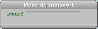Fiche mode de transport - ICIM STOCK