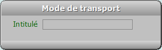 Fiche mode de transport - ICIM STOCK