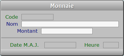 Fiche monnaie - ICIM SYSTEME