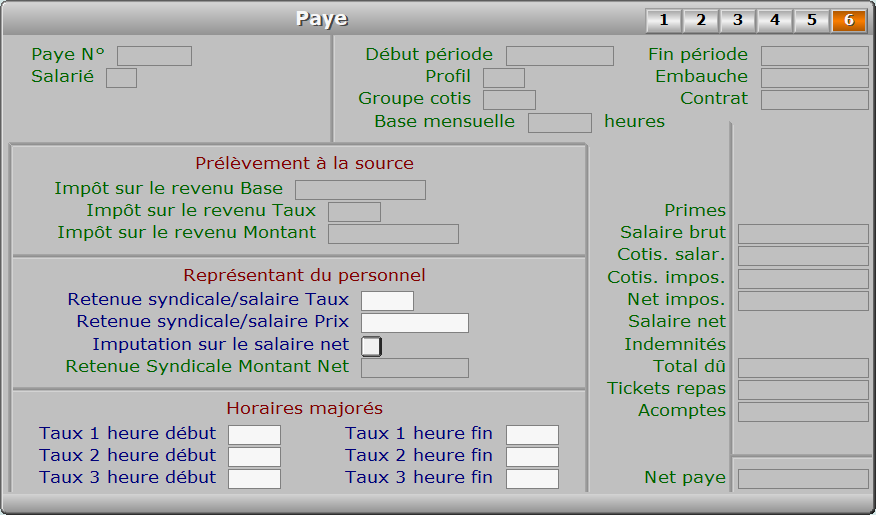 Fiche paye - page 6 - ICIM PAYE