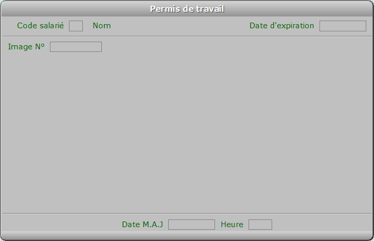 Fiche permis de travail - ICIM PAYE