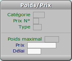 Fiche Poids/Prix - ICIM COURSE