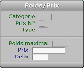 Fiche Poids/Prix - ICIM COURSE