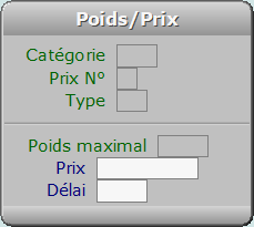 Fiche Poids/Prix - ICIM COURSE