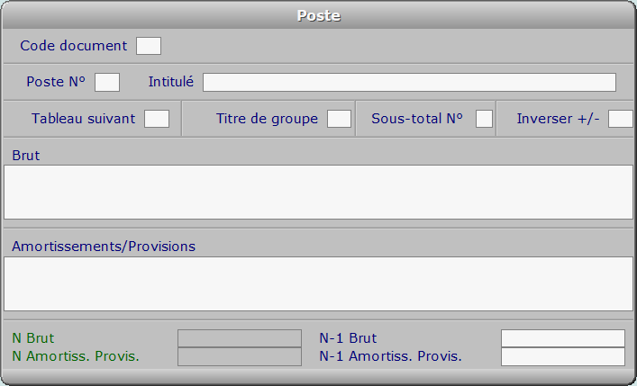 Fiche poste - ICIM COMPTABILITE