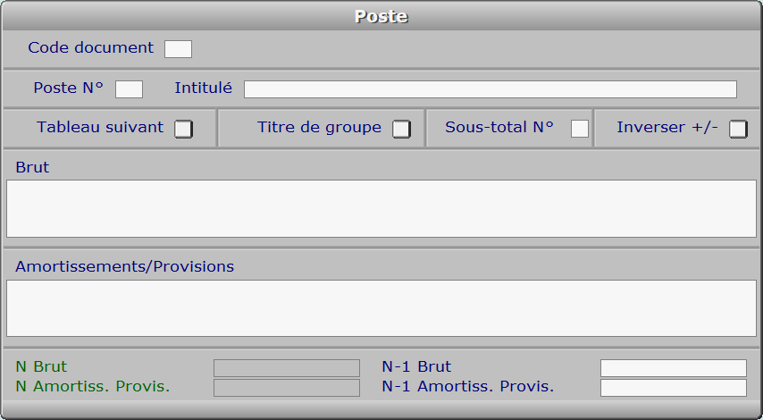 Fiche poste - ICIM COMPTABILITE