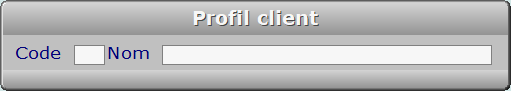 Fiche profil client - ICIM FACTURATION
