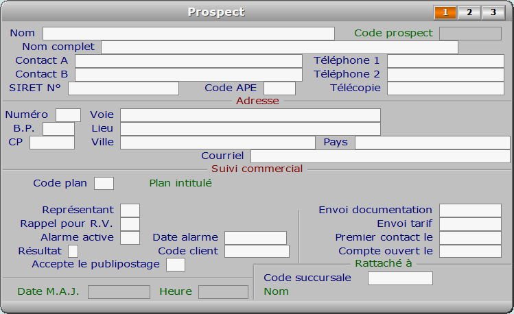 Fiche prospect - page 1 - ICIM PROSPECTION