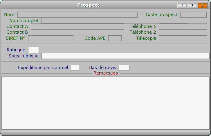 Fiche prospect - page 3 - ICIM PROSPECTION