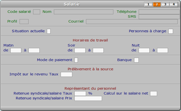 Fiche salarié - page 2 - ICIM PAYE
