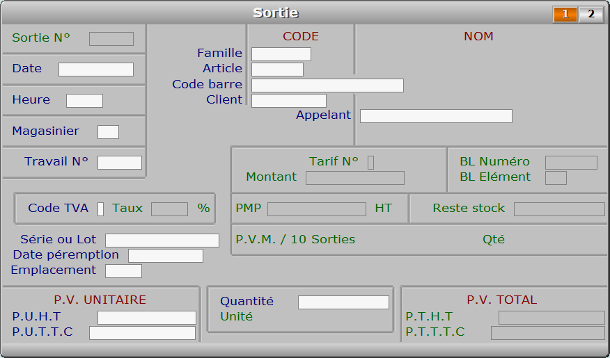 Fiche sortie - page 1 - ICIM STOCK