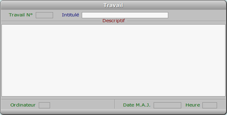 Fiche travail - ICIM STOCK