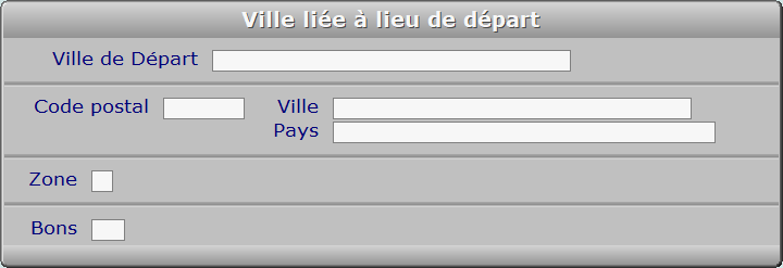 Fiche ville liée à lieu de départ - ICIM COURSE