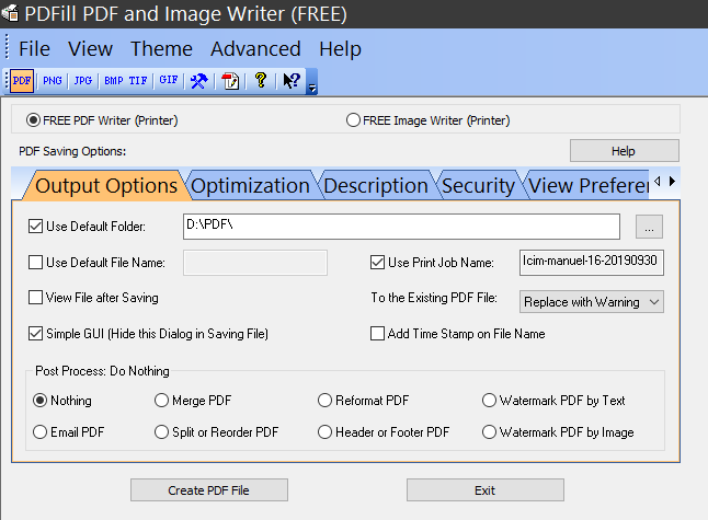 PDFill and Image Writer - ICIM SYSTEME